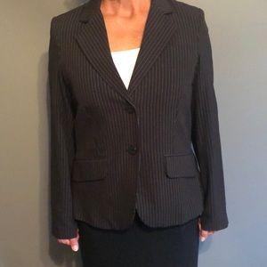 Maxine-Black pinstriped Blazer